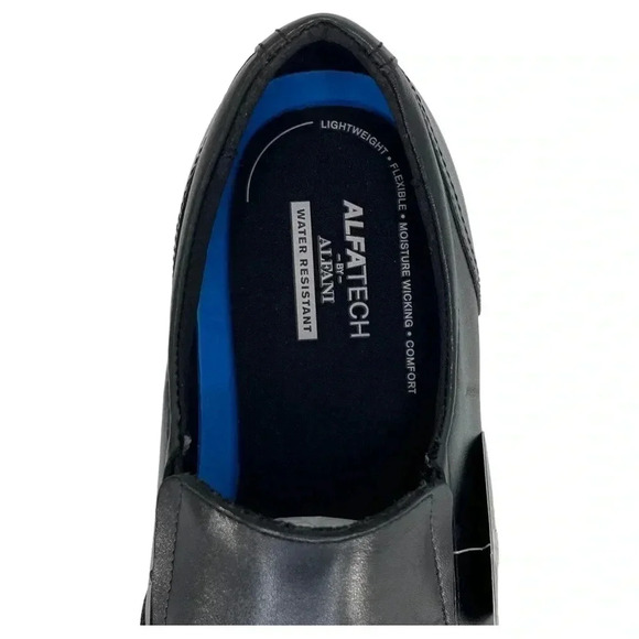 Alfani Wayde Black Leather Men's Loafers Size 7.5M - Picture 6 of 16